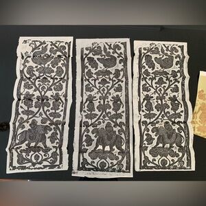 Three Vintage Rubbings From The Forest of the Tablet